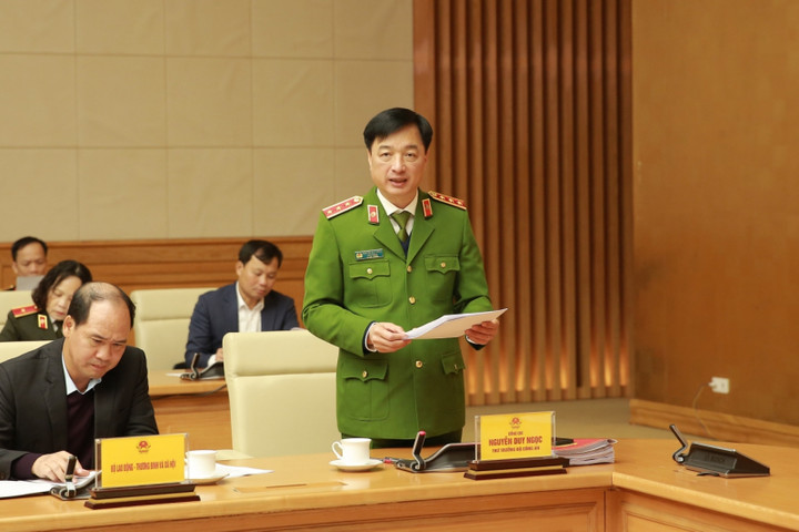 Thượng tướng Nguyễn Duy Ngọc, Thứ trưởng Bộ Công an. (Ảnh: CAND)