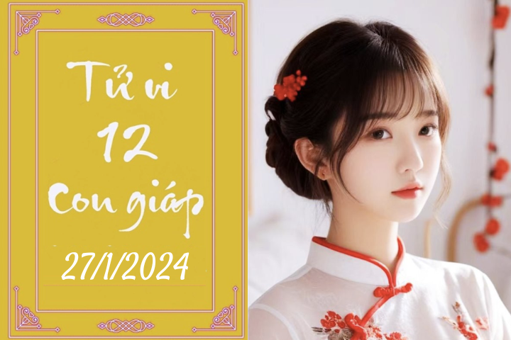 Tử vi vui 12 con giáp hôm nay ngày 27/1/2024: Sửu thoải mái, Dần sai sót (Ảnh minh họa).
