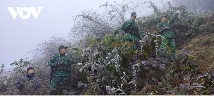 Sương mù, giá rét không ngăn được những bước chân người lính đang ngày đêm chắc tay súng giữ gìn bình yên nơi biên cương tổ quốc.