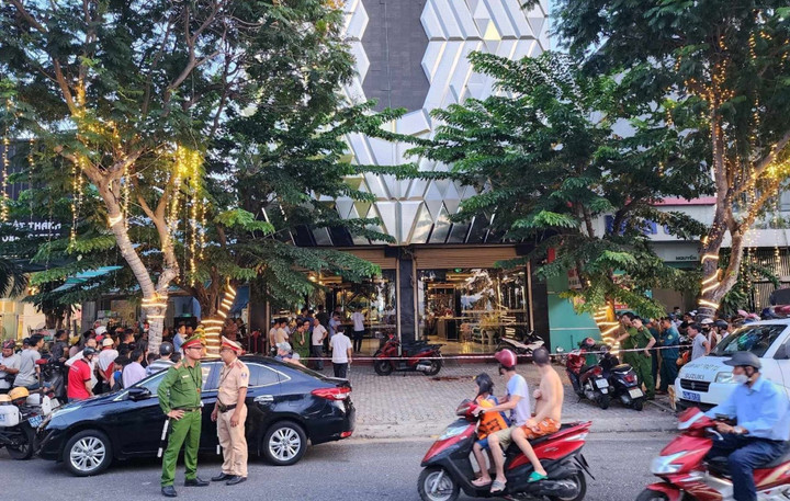 Hiện trường xảy ra vụ án.