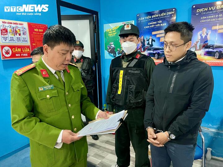 Lương Hoàng Nhật Nam được xác định là kẻ cầm đầu đường dây cho vay nặng lãi quy mô lớn ở TP Huế vừa bị công an triệt phá. (Ảnh: Quốc Anh)