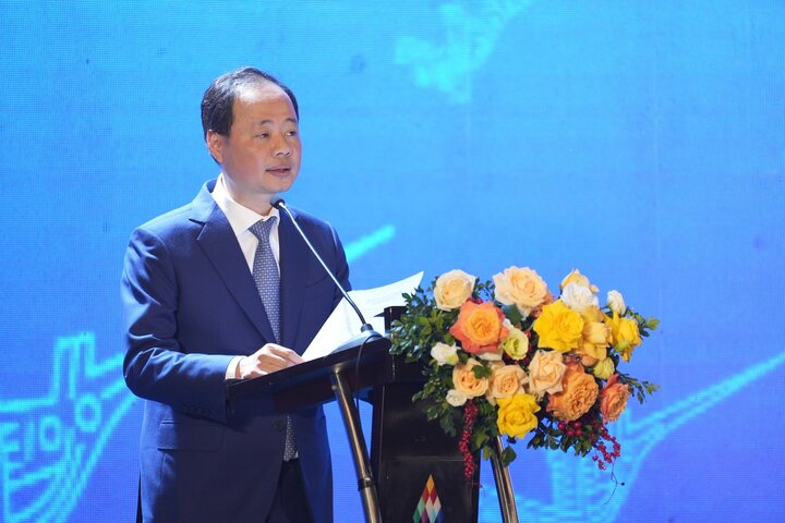 Thứ trưởng Trần Hồng Thái - Bộ Khoa học và Công nghệ, phát biểu tại Lễ công bố ngày 16/1.