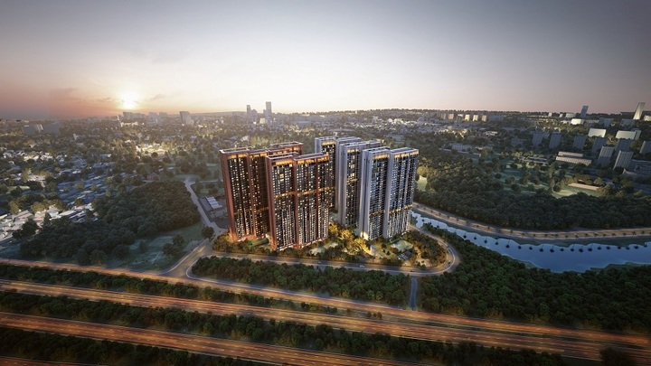 Thị trường bất động sản phía Tây cho thấy dấu hiệu khởi sắc với đòn bẩy hạ tầng và xu hướng “Tây tiến” từ các nhà đầu tư dự án bất động sản hàng đầu (Ảnh phối cảnh).