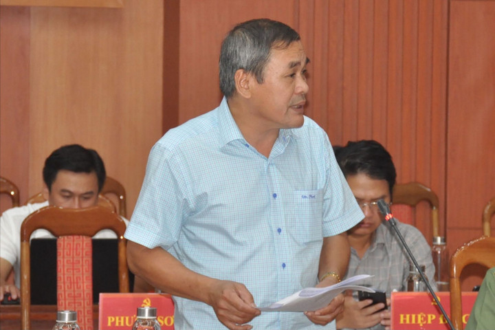 Ông Trần Thanh Hà - nguyên Giám đốc Sở Tài nguyên và Môi trường Quảng Nam. (Ảnh: S.E)