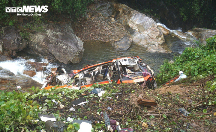 Hiện trường vụ tai nạn.