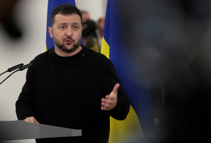 Tổng thống Ukraine Zelensky ca ngợi hệ thống phòng không vừa được đồng minh viện trợ nhưng không tiết lộ chúng là gì. (Ảnh: Reuters)