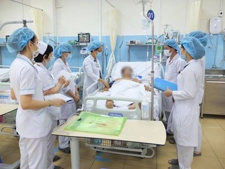 Một ca viêm tụy cung cấp hoại tử được chữa trị tích rất rất bên trên Bệnh viện Bình Dân (TP HCM) (Ảnh: BVCC)