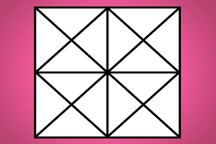 Đố bạn có bao nhiêu hình vuông trong bức ảnh này?