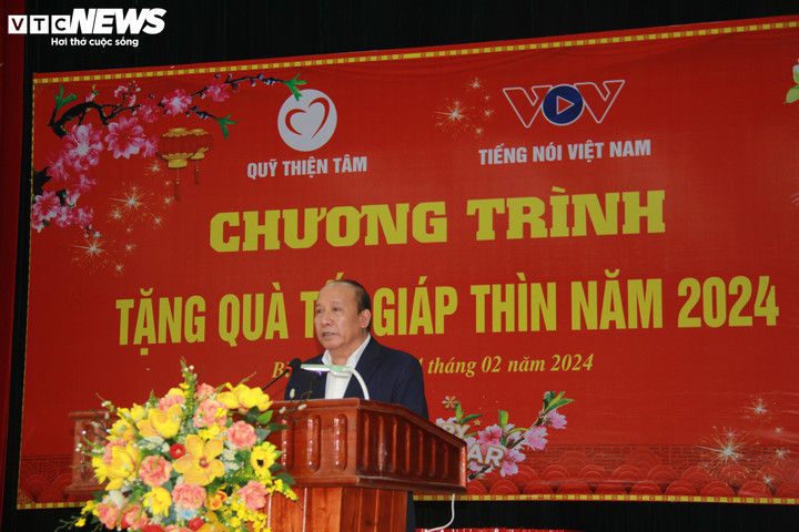 Ông Trần Minh Hùng, Phó Tổng Giám đốc VOV phát biểu tại buổi lễ.