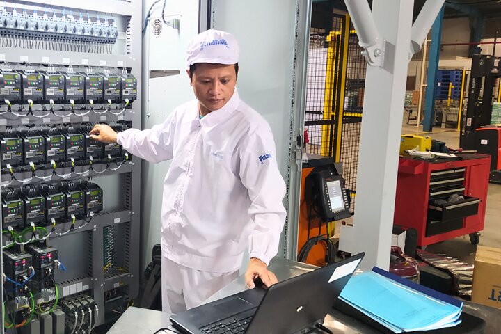 Anh Đỗ Hồng Quảng - Nhân viên Kỹ thuật cơ năng lượng điện, tự động hóa hóa và triển khai dự án công trình Vinamilk.
