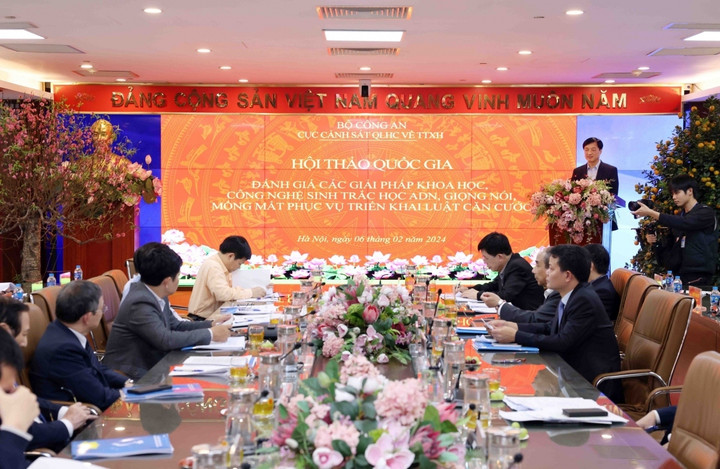 Hội thảo đánh giá các giải pháp khoa học, công nghệ sinh trắc học AND, giọng nói, mống mắt phục vụ triển khai Luật Căn cước lần thứ nhất.