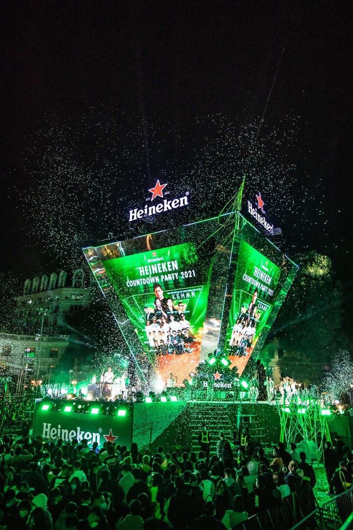 Quy tế bào và sự lôi kéo của những Đại nhạc hội Heineken Countdown đang được kiểm bệnh trải qua không ít năm.