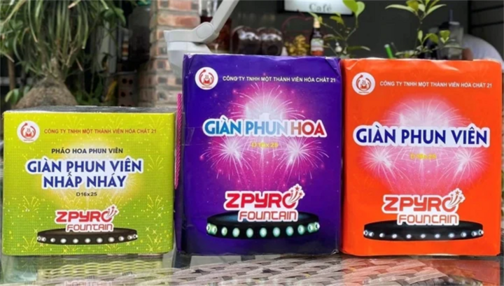 Pháo hoa của Bộ Quốc phòng sản xuất.