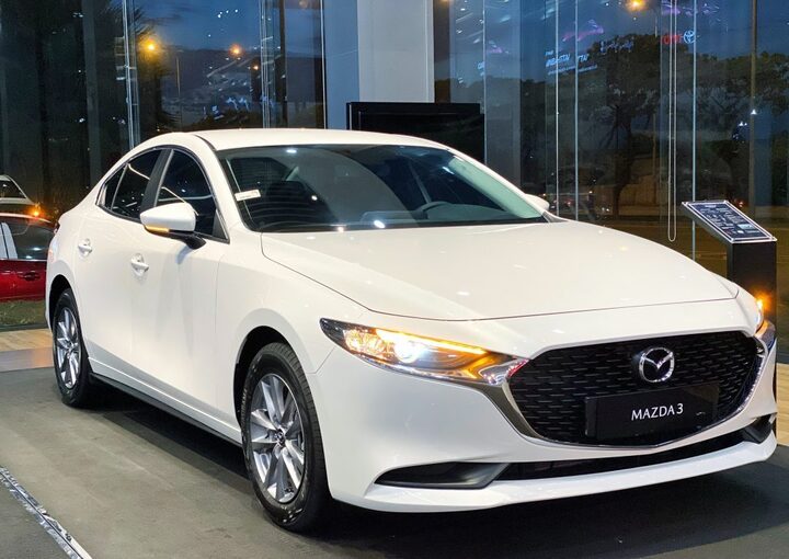 Mazda 3 Deluxe 2021 là phiên bản tiêu chuẩn của dòng xe Mazda 3 thế hệ thứ 4 tại Việt Nam. (Ảnh: Mazda Đà Nẵng)