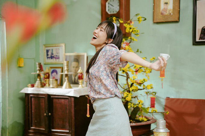 Diệu Nhi có vai diễn ấn tượng trong "Gặp lại chị bầu".