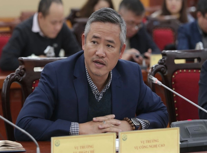 Ông Đàm Bạch Dương, Vụ trưởng Vụ Công nghệ cao, Bộ KH&CN.