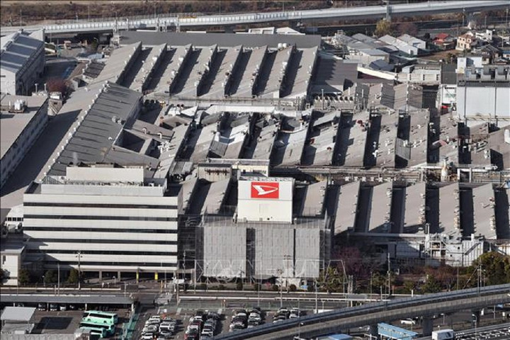 Nhà máy của hãng ô tô Daihatsu tại Ikeda, Osaka, Nhật Bản. (Ảnh: Kyodo/TTXVN)