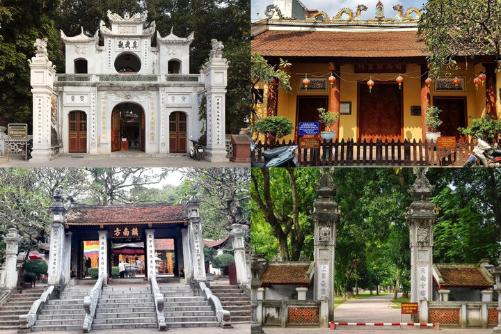 Thăng Long Tứ trấn là những địa điểm linh thiêng, nổi tiếng, thu hút đông đảo người dân tham quan, chiêm bái dịp đầu năm mới.