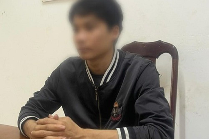 Huy tại Công an. (Ảnh: CACC)