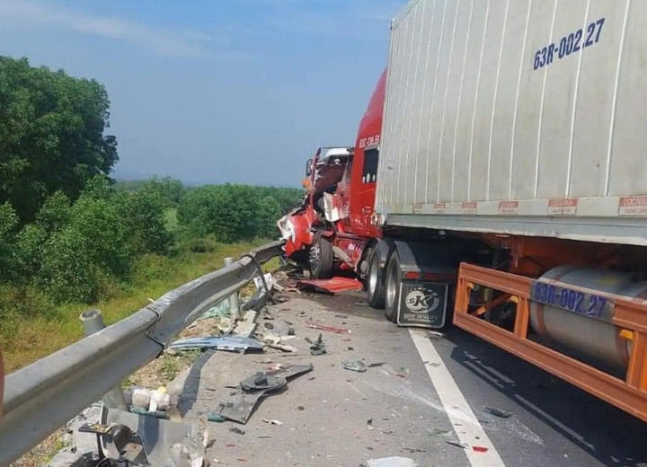 Hiện trường vụ tai nạn.