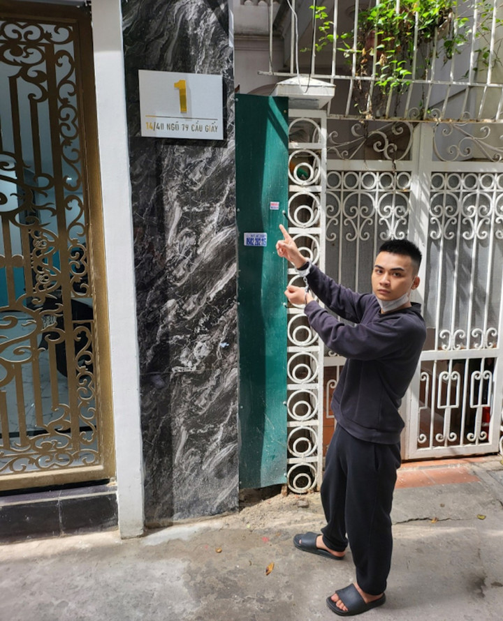 Hoàng Minh Hào thực nghiệm hiện trường sát hại cô gái.