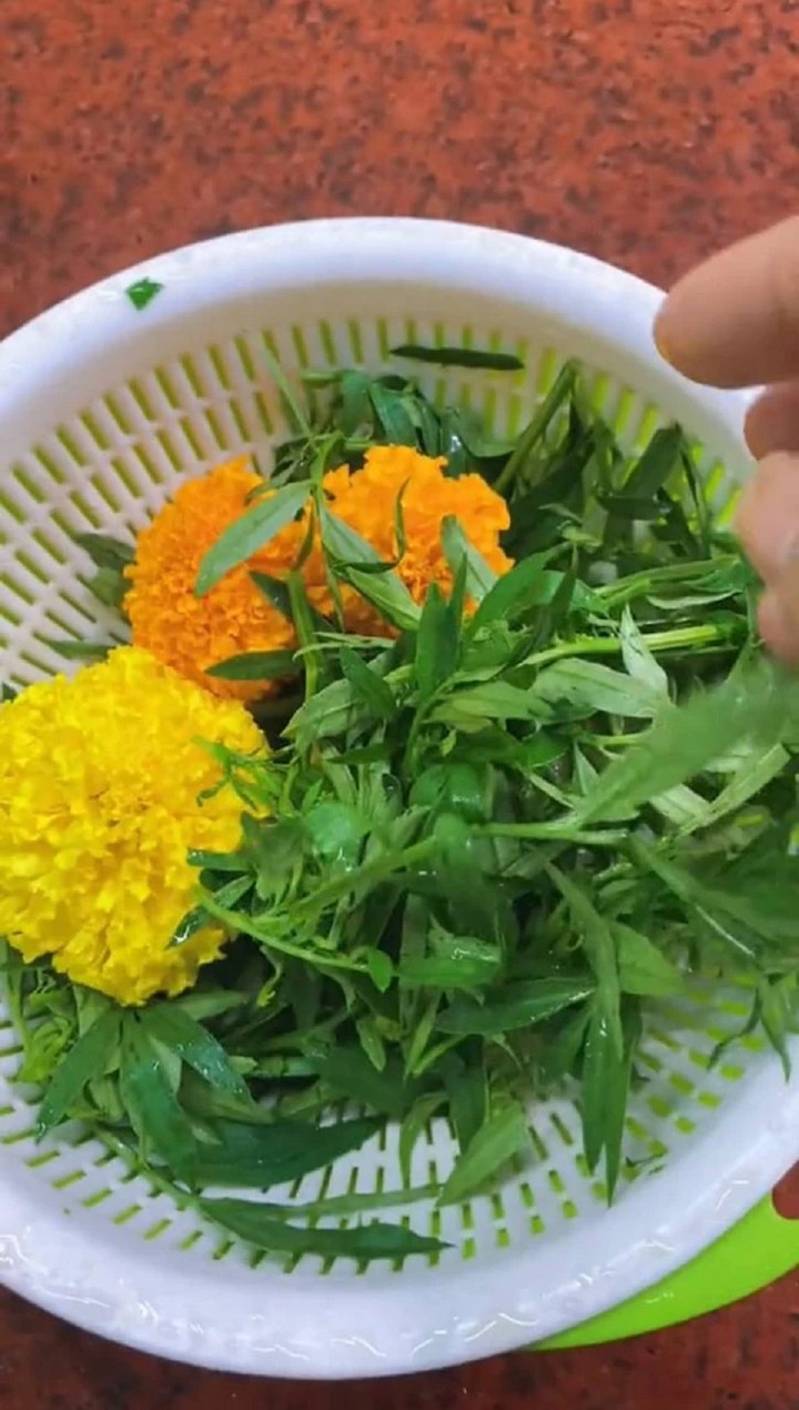 Trend ăn bông vạn thọ cùng mỳ tôm rầm rộ trên TikTok - 2