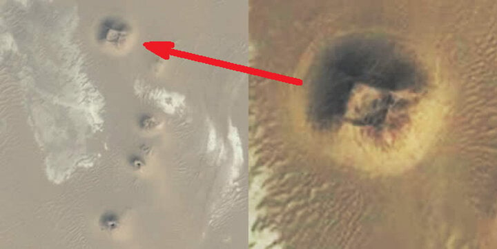 Hình ảnh từ Google Earth cho thấy, đây có thể là một kim tự tháp chưa được khai quật. Tuy nhiên, vẫn còn nhiều tranh cãi về việc liệu nó là cấu trúc tự nhiên hay nhân tạo. Cần nhiều cuộc khai quật hơn để hiểu rõ, nhưng Ai Cập đã hạn chế số lượng và quy mô của các cuộc khai quật như vậy. (Ảnh: Google Earth)