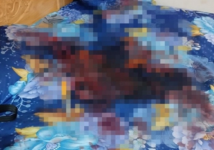 Hiện trường nữ sinh tử vong.