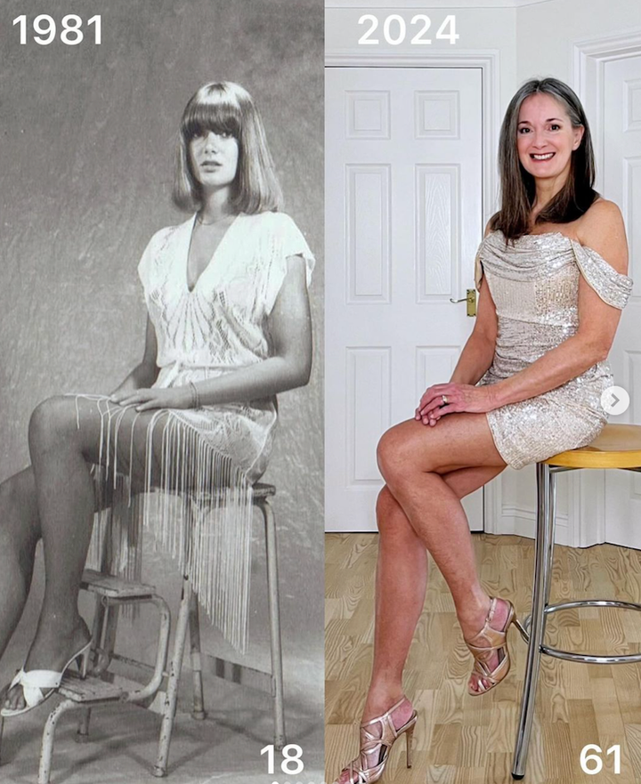 Hai bức ảnh chụp cách đây 43 năm.