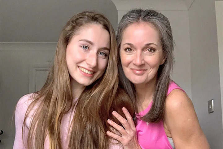 Jacqueline và con gái. (Ảnh: Instagram Hergardengym)