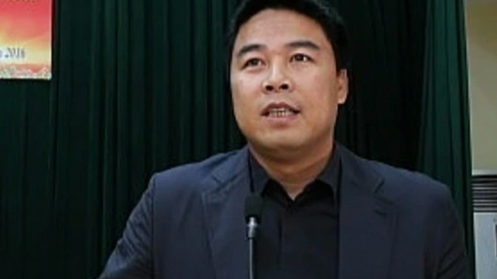 Chủ tịch HĐQT Công ty CP Tập đoàn Phúc Sơn Nguyễn Văn Hậu trước khi bị bắt.