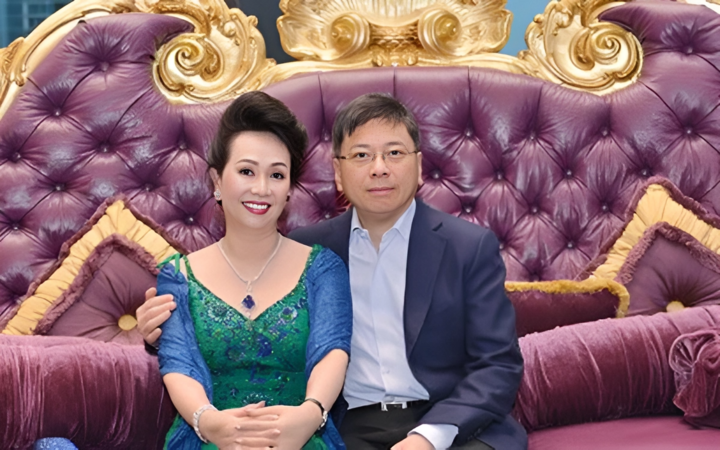 Trương Mỹ Lan và Chu Lập Cơ trước thời điểm bị bắt.