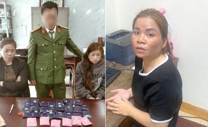 Các đối tượng tại cơ quan công an