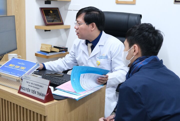 Anh Huy hoảng hốt tìm đến bác sĩ khi vùng kín xuất hiện tổn thương sau tình một đêm với gái lạ. (Ảnh: BSCC)