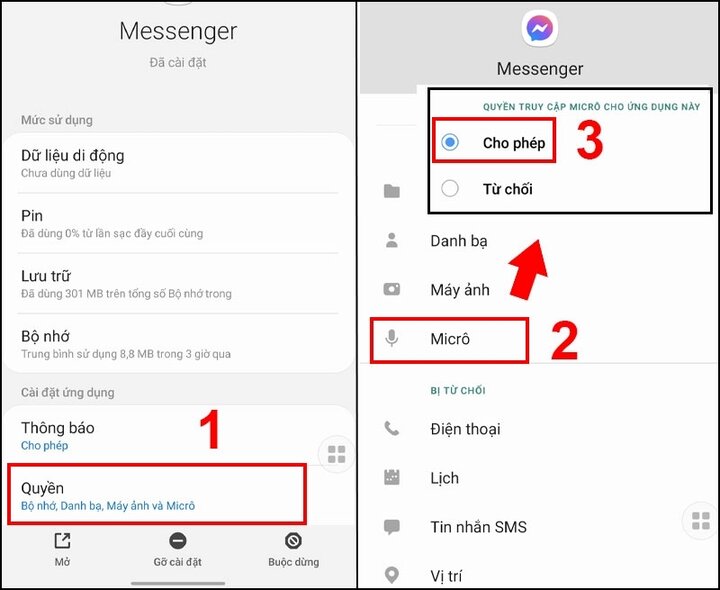 Nguyên nhân và cách khắc phục gọi Messenger bị vọng tiếng đơn giản - 2