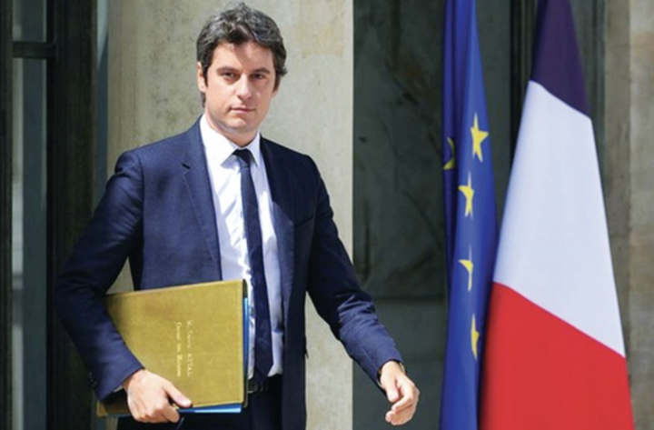 Tân thủ tướng Pháp Gabriel Attal. (Ảnh: Le Monde)