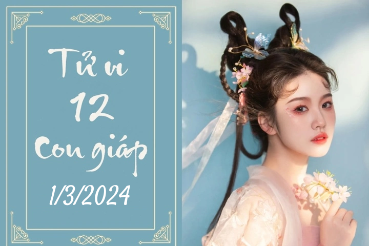 Tử vi vui 12 con giáp hôm nay ngày 1/3/2024: Sửu bất ngờ, Mão thuận lợi (Ảnh minh hoạ).