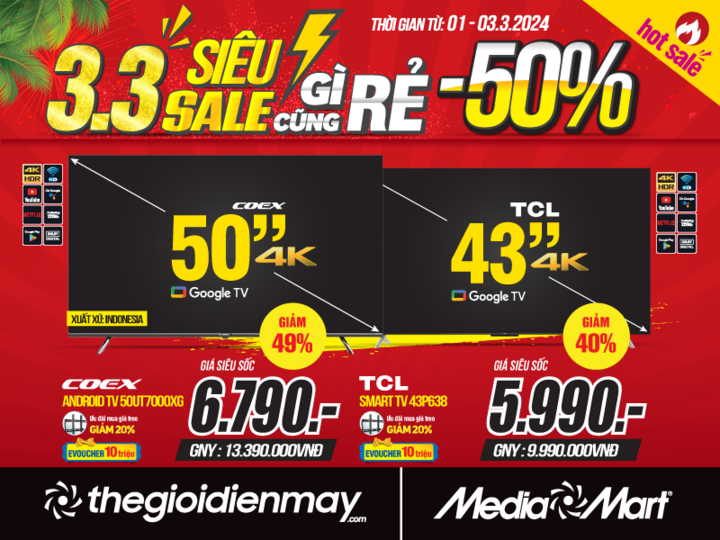MediaMart siêu sale 3/3, mua gì cũng rẻ - 1