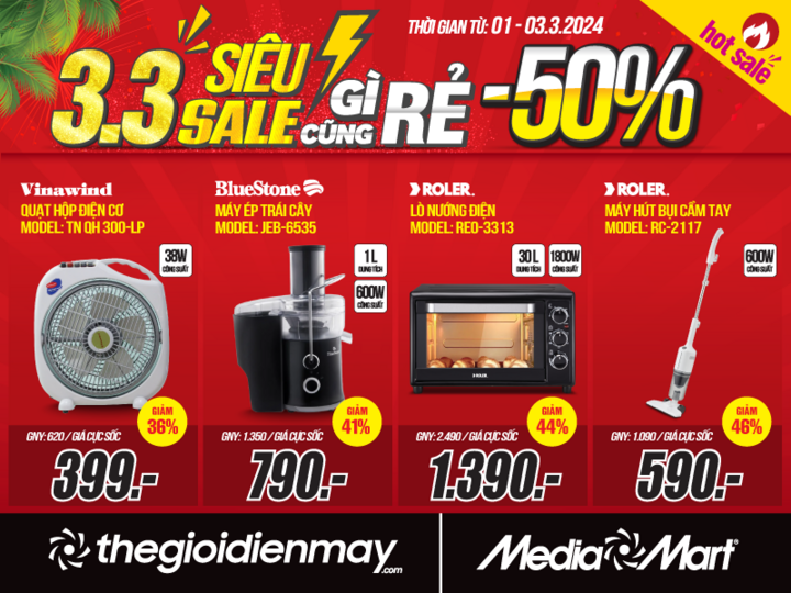 MediaMart siêu sale 3/3, mua gì cũng rẻ - 4