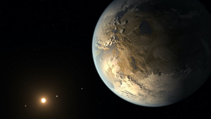 KEPLER-186F lớn hơn Trái Đất khoảng 10% và nó có nhiều cũng có nhiều điều kiện có thể ở được.