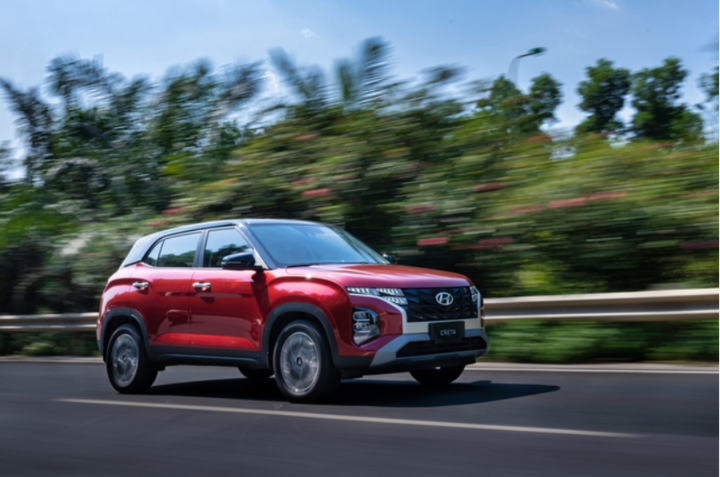 Hyundai Creta là mẫu SUV cỡ B bán chạy nhất phân khúc năm 2023.