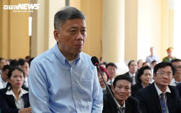 Ông Chu Lập Cơ tại phiên tòa xét xử giai đoạn 1 vụ án Vạn Thịnh Phát.