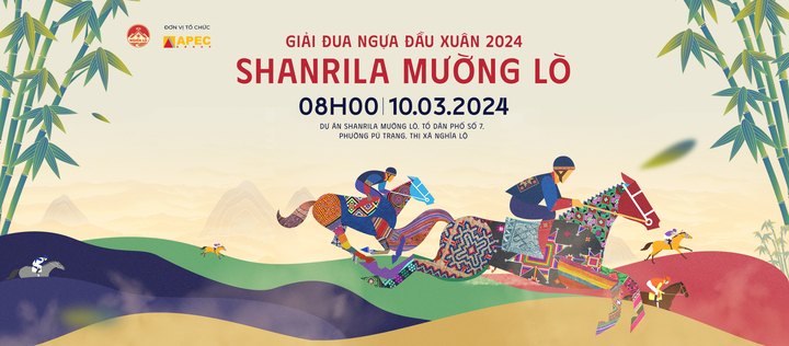 Giải đua ngựa đầu xuân 2024 Shanrila Mường Lò.