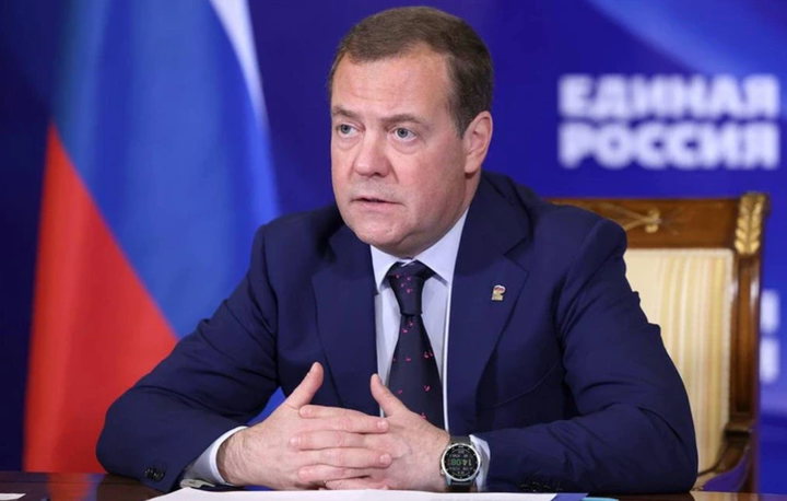 Phó Chủ tịch Hội đồng An ninh quốc gia Nga Dmitry Medvedev. (Ảnh: TASS)