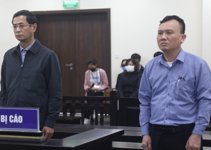 Các bị cáo tại tòa. (Ảnh: TT)