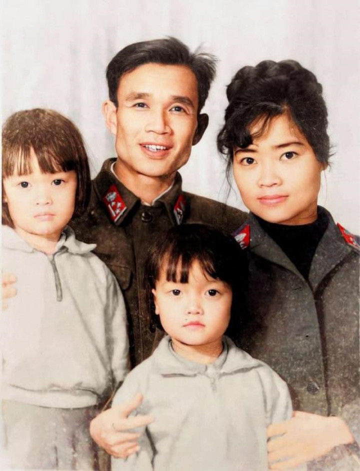 Vân Dung khi còn nhỏ.