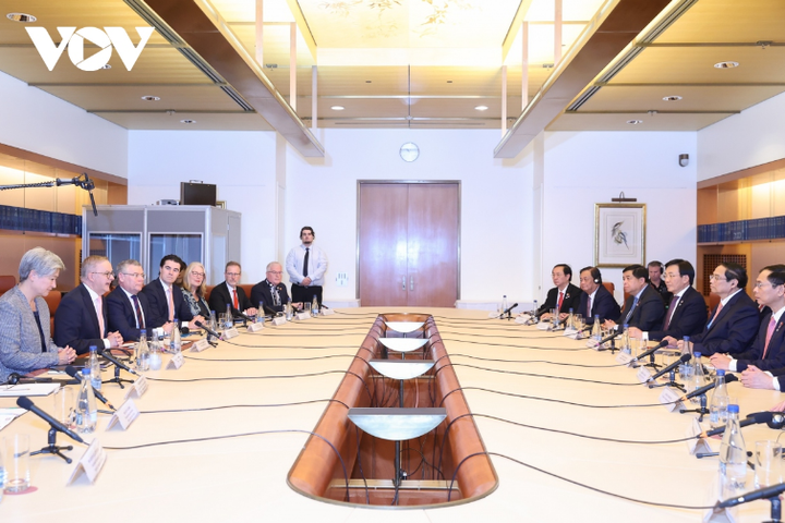 Thủ tướng Phạm Minh Chính và Thủ tướng Australia tiến hành hội đàm