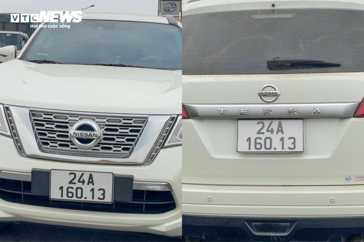 Chiếc ô tô đi ngược chiều trên cao tốc Nội Bài - Lào Cai. (Ảnh: CACC)