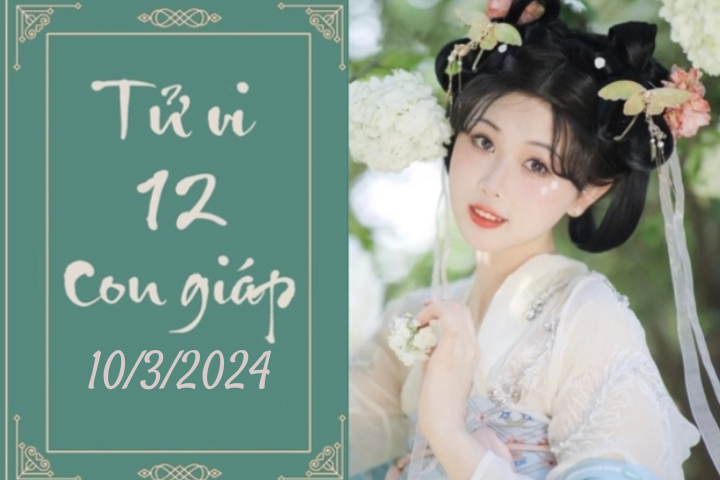 Tử vi vui 12 con giáp hôm nay ngày 10/3/2024: Sửu cẩn thận, Thìn thấu hiểu (Ảnh minh hoạ)