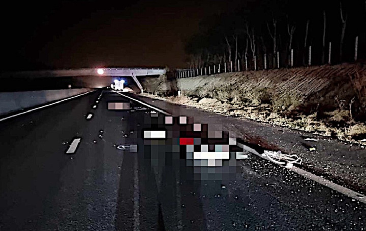 Hiện trường vụ tai nạn. (Ảnh: D.T)